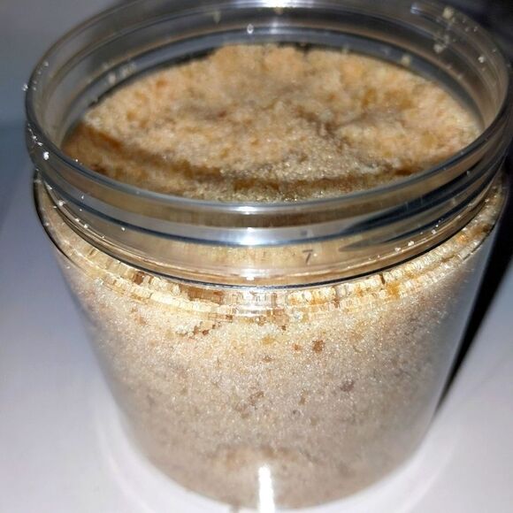 Hand crafted Brown sugar Pumpkin pie Emulsified Sugar Scrub 6oz - Picture 9 of 12